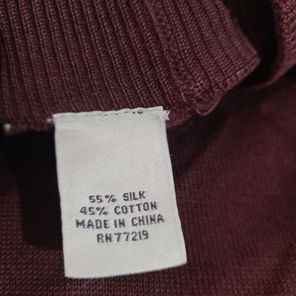 Pronto Uomo Mens Silk Blend Sweater - Picture 4 of 6